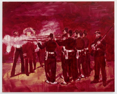 Yan Pei-Ming, L'Exécution de l'empereur Maximilien, après Manet, 2026 , MASSIMODECARLO