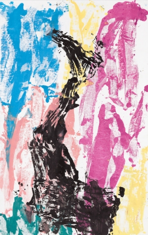 George Baselitz , Mein Bein, ein Bein V, 2020 , Gagosian