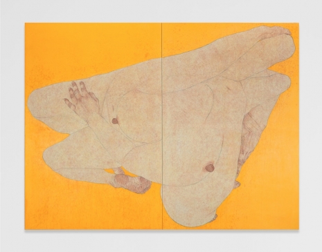Seung Ah Paik, Self Configuration: Indian Yellow Island 1, 2026, Gladstone Gallery