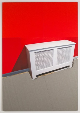 Meredyth Sparks, Extraction (Red Wall/Radiator), 2011, Elizabeth Dee