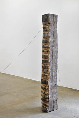 Abraham Cruzvillegas, Autodestrucción 3 : Une carte pour avant et après le voyage d'Antonin Artaud à la terre rouge (detail), 2013, Galerie Chantal Crousel