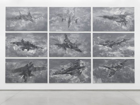 Yan Pei-Ming, L'autre Oiseau, 2013, Galerie Thaddaeus Ropac