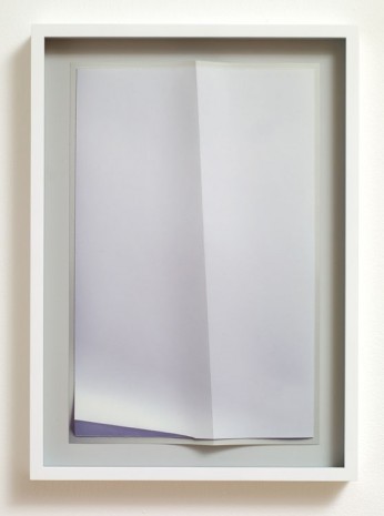 John Houck, Untitled #275_05, 2 colours, #D2D3D8, #C7CCC6, 2013 (from Aggregates series), Max Wigram Gallery (closed)