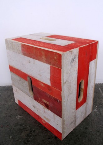 Ovidiu Anton, Tabouret Cabanon / Le Corbusier (detail), 2012, Christine Koenig Galerie