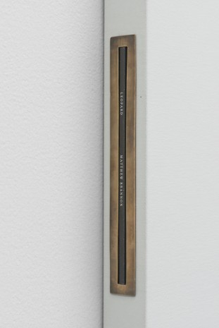 Matthew Brannon, Inside Out, VII (The Proofreader) (detail), 2013, David Kordansky Gallery