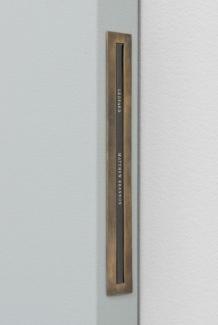 Matthew Brannon, Inside Out, V (The Concierge) (detail), 2013, David Kordansky Gallery
