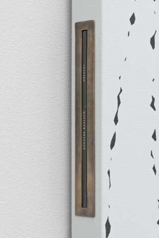 Matthew Brannon, Inside Out, VIII (The Stenographer) (detail), 2013, David Kordansky Gallery