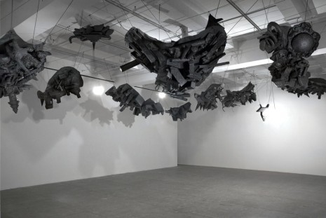 Annette Messager, Continents noirs, 2010-12, Marian Goodman Gallery