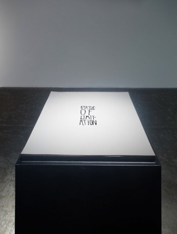 Judith Sönnicken, Statue Of Limitation, 2013, Green Art Gallery