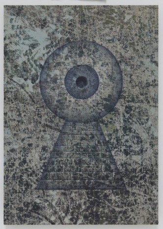 Jim Shaw, All-seeing Keyhole Eye, 2013, Blum & Poe
