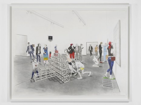 Charles Avery, Untitled (It Means It Means; Bourgeois, Friedrich, LeWitt, Lichtenstein, Malevich, Morris, Polke, Stieglitz), 2013, Pilar Corrias Gallery