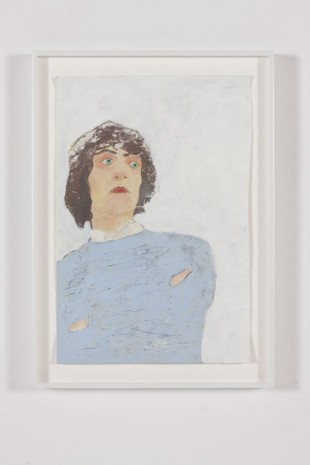 Richard Aldrich, Double-sided Portrait of Syd Barrett (Pensive), 2003, Bortolami Gallery