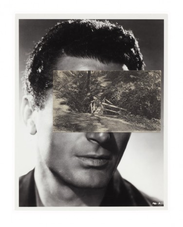 John Stezaker, Mask (Film Portrait Collage) CLXII, 2013, Mendes Wood DM