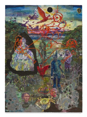 Thiago Martins de Melo, The Psychopomp of the Mangrove for Tereza Légua and Tunga, 2013, Mendes Wood DM