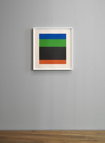 Ellsworth Kelly, Blue Green Black Red, 1971, Ingleby Gallery