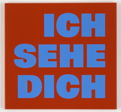 Rémy Zaugg, ICH SEHE DICH, Von der Blindheit No. 6, 1994-1999/2002, Mai 36 Galerie