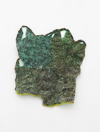 Josh Blackwell, Plastic Baskets (Green Gold), 2013, Kate MacGarry