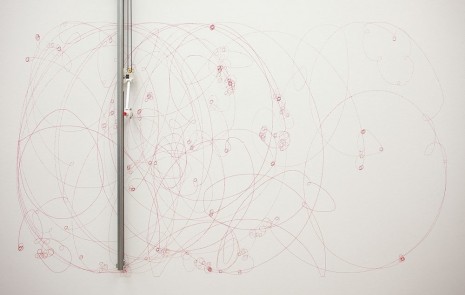 Angela Bulloch, Elliptical Song Drawing Machine (detail), 2014, Esther Schipper