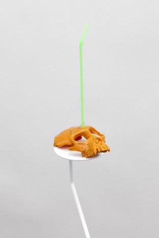Nathaniel Mellors, Orange Proconsul with Straw (detail), 2014, Art : Concept
