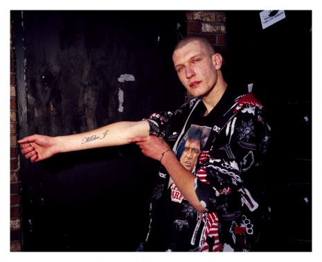 Matthew Watson, Mike Showing Tattoo, 2013, Metro Pictures