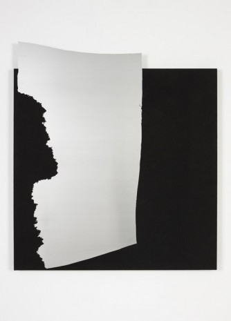 Kim Fisher, Aluminum #10 (Vertical Tear), 2014, The Modern Institute