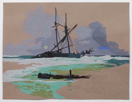 Matthew Benedict, Study for “Wreck at Wellfleet”, 2013, Mai 36 Galerie