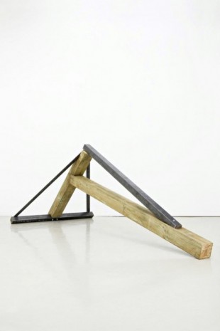 Oscar Tuazon, Steel, pressure-treated wood, 2011, STANDARD (OSLO)