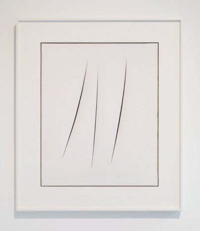 Lucio Fontana, Concetto spaziale, Attese, 1967, Max Wigram Gallery (closed)