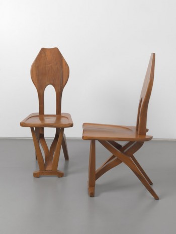 Carlo Mollino, A Pair of Organic Side Chairs, 1948-1949, Max Wigram Gallery (closed)