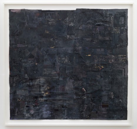 Simon Evans, Untitled (Black Picture), 2014, James Cohan Gallery