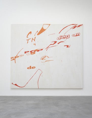 Michel Majerus, ding on, 2000, Matthew Marks Gallery