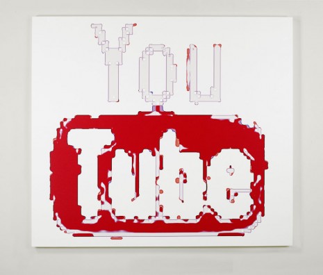 Mark Flood, Infected Cell Youtube Logo, 2014, Modern Art