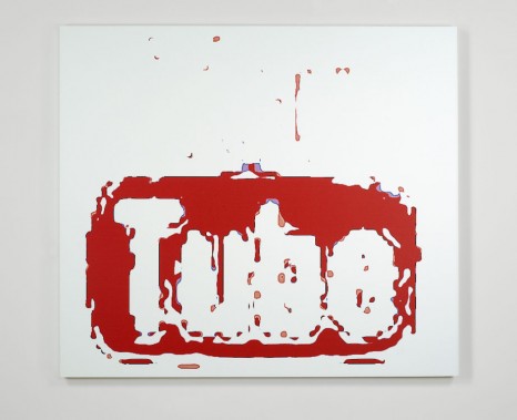 Mark Flood, Vampire Drain Youtube Logo, 2014, Modern Art