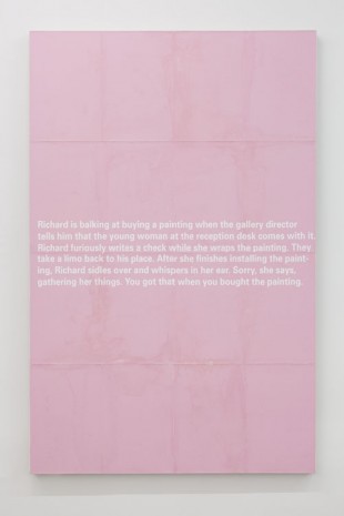 Donelle Woolford, Joke Painting (The Painting), 2012, WALLSPACE (closed)