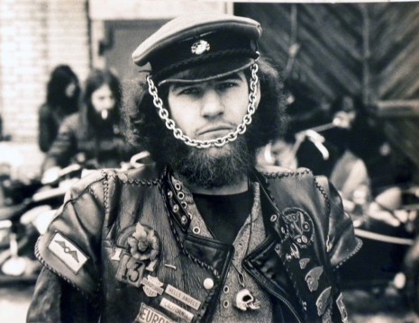 Karlheinz Weinberger, Rocker mit Seemannsbart, c. 1970s, Maccarone