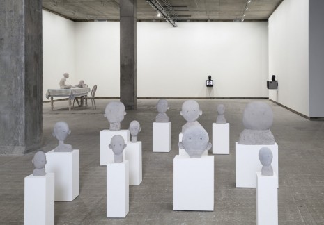 Daphne Wright, Clay Heads, 2014, Frith Street Gallery