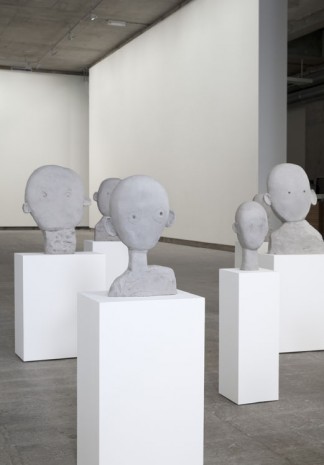 Daphne Wright, Clay Heads, 2014, Frith Street Gallery