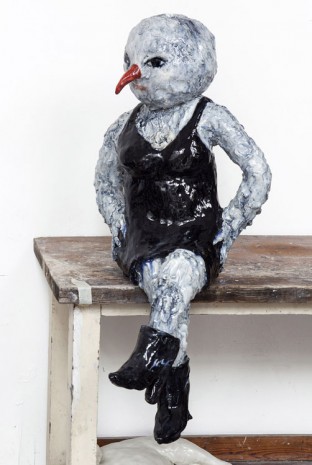 Klara Kristalova, Owl Woman, 2014, Perrotin