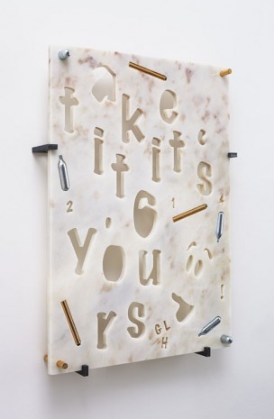 George Henry Longly, 6 take it it's yours, 2014, Jonathan Viner (closed)