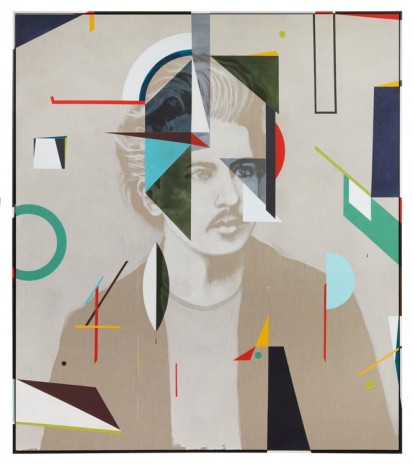 Matthias Bitzer, Arthur ogling Olga from all angles, 2014, Marianne Boesky Gallery