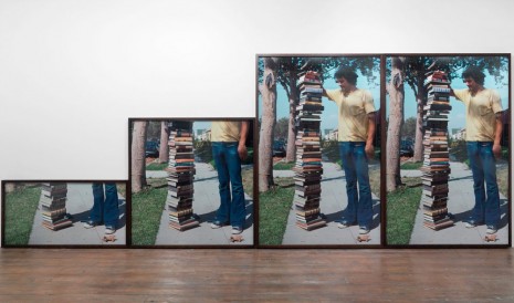 Allen Ruppersberg, Guess how many books it takes to get from here to there, 2014, 2014, greengrassi