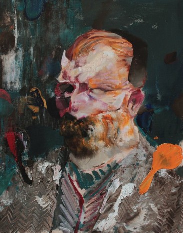 Adrian Ghenie, Selfportrait as Vincent Van Gogh 3, 2014, Tim Van Laere Gallery