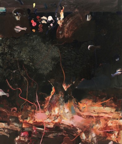 Adrian Ghenie, Burning Bush, 2014  , Tim Van Laere Gallery