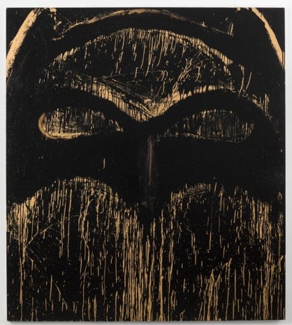 Joyce Pensato, Golden Batman, 2014, Lisson Gallery