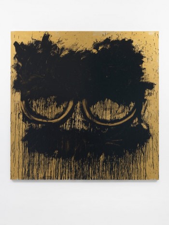 Joyce Pensato, Groucho in Gold, 2014, Lisson Gallery