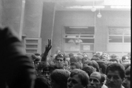 Boris Cvjetanović, Strike of Miners from Labin, 1987, galerie frank elbaz