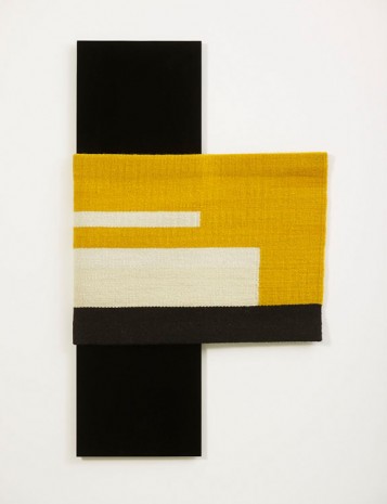Andrea Zittel, Parallel Planar Panel (black, ochre, off-white), 2014, Sadie Coles HQ
