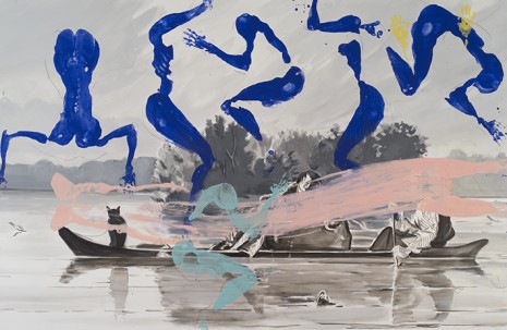 David Salle, Trappers, 2013, Maureen Paley