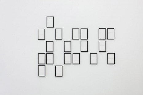 Iñaki Bonillas, Figuras del pensar: El libro vacío (Thought Figures: The Empty Book), 2013, Galerie Nordenhake