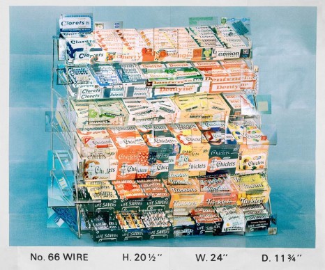 Sara Cwynar, Display Stand No. 66 WIRE H. 20 1/2” W. 24” D. 11 3/4 “,, 2014, Foxy Production